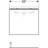 Тумба под раковину GEBERIT ACANTO 500.609.01.2 60 см